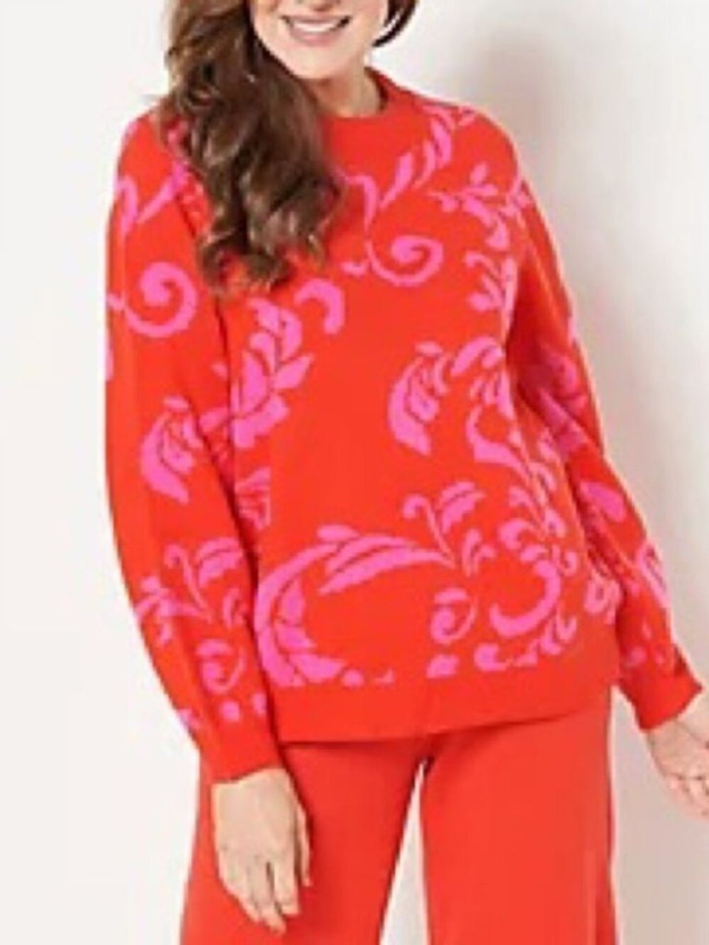 G.I.L.I. Jacquard Knit Sweater
